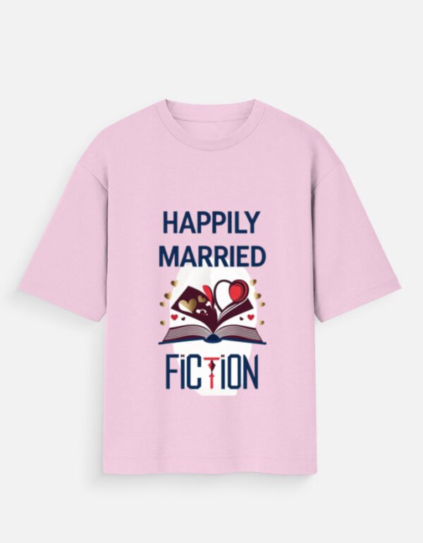 Fiction Lover Graphic Oversized Tee