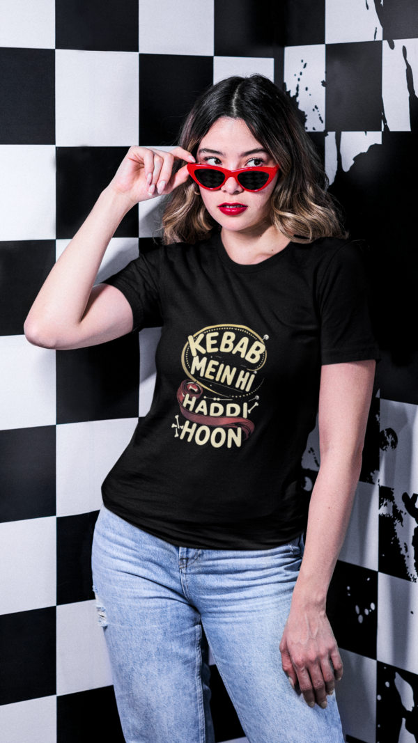 Cotton Female Tshirt – Funny Desi Casual Wear