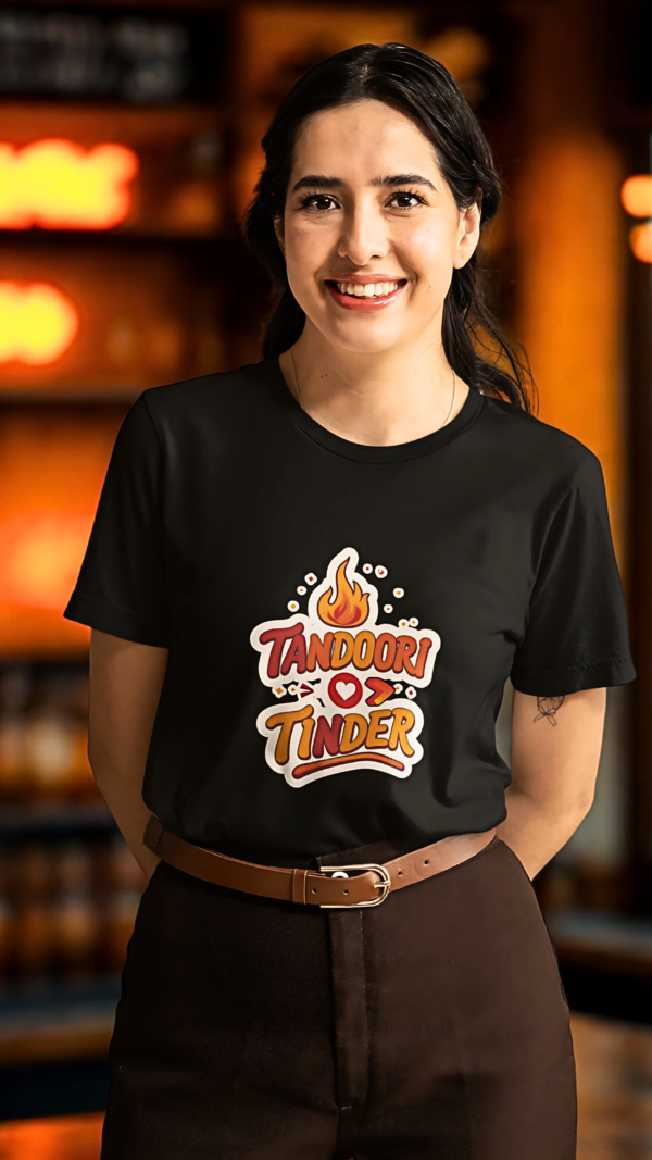 Funny Female Foodie Tee for Tandoori Lovers