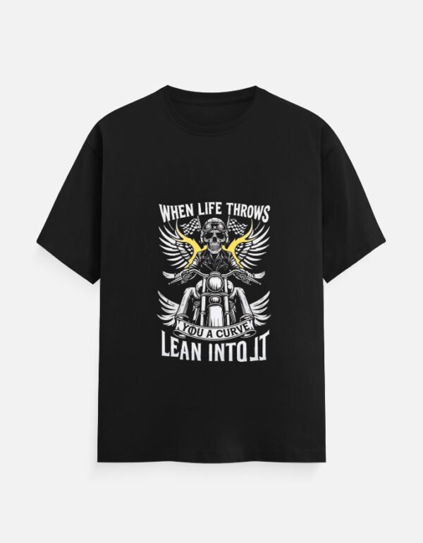 Men’s Biker Casual Crew Neck Tee