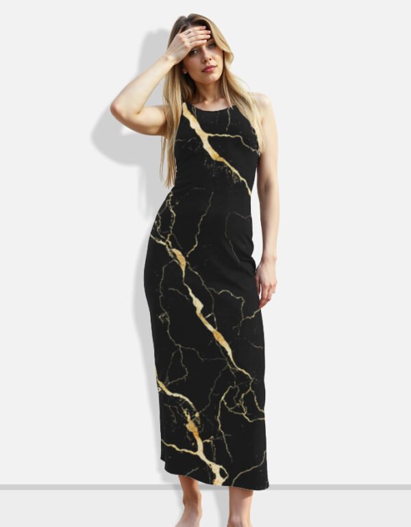 Women’s Lightning Print Bodycon Dress